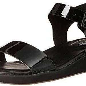 Hush Puppies Women's Brite Jells Quarter Strap Wedge Sandal Size 11